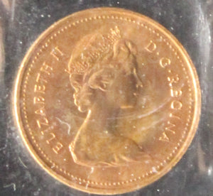 1979 CANADIAN ONE CENT ICCS MS - 66 (RED)