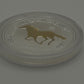 [AUCTION ONLY] 2002 1oz THE AUSTRALIAN LUNAR FINE SILVER COIN SERIES: YEAR OF THE HORSE GILDED EDITION
