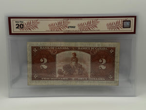 [AUCTION ONLY] 1937 $2 BANK OF CANADA - BC-22b, GORDON-TOWERS