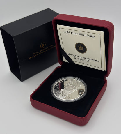 [AUCTION ONLY] 2007 PROOF COMMEMORATIVE SILVER DOLLAR - JOSEPH BRANT (THAYENDANEGEA)