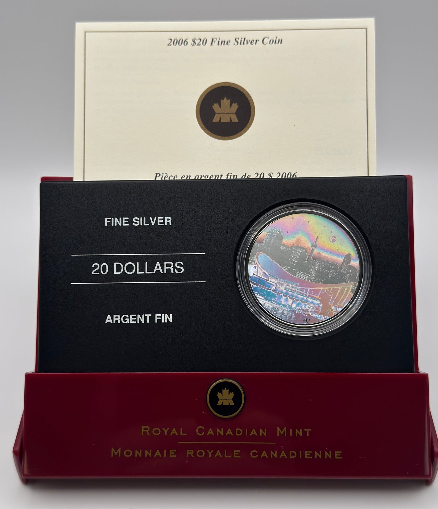 [AUCTION ONLY] 2006 1oz $20 - NOTRE DAME BASILICA OF MONTREAL - FINE SILVER COIN
