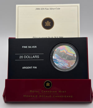 [AUCTION ONLY] 2006 1oz $20 - NOTRE DAME BASILICA OF MONTREAL - FINE SILVER COIN