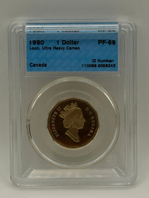 [AUCTION ONLY] 1990 $1: PF-69, ULTRA HEAVY CAMEO