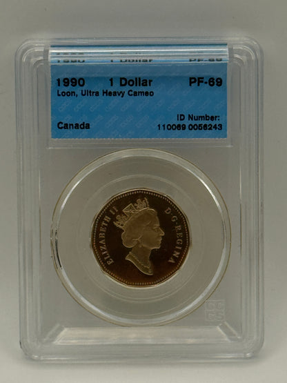 [AUCTION ONLY] 1990 $1: PF-69, ULTRA HEAVY CAMEO