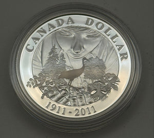[AUCTION ONLY] 2011 PROOF SILVER DOLLAR - 100TH ANNIVERSARY OF PARKS CANADA (1911-2011).