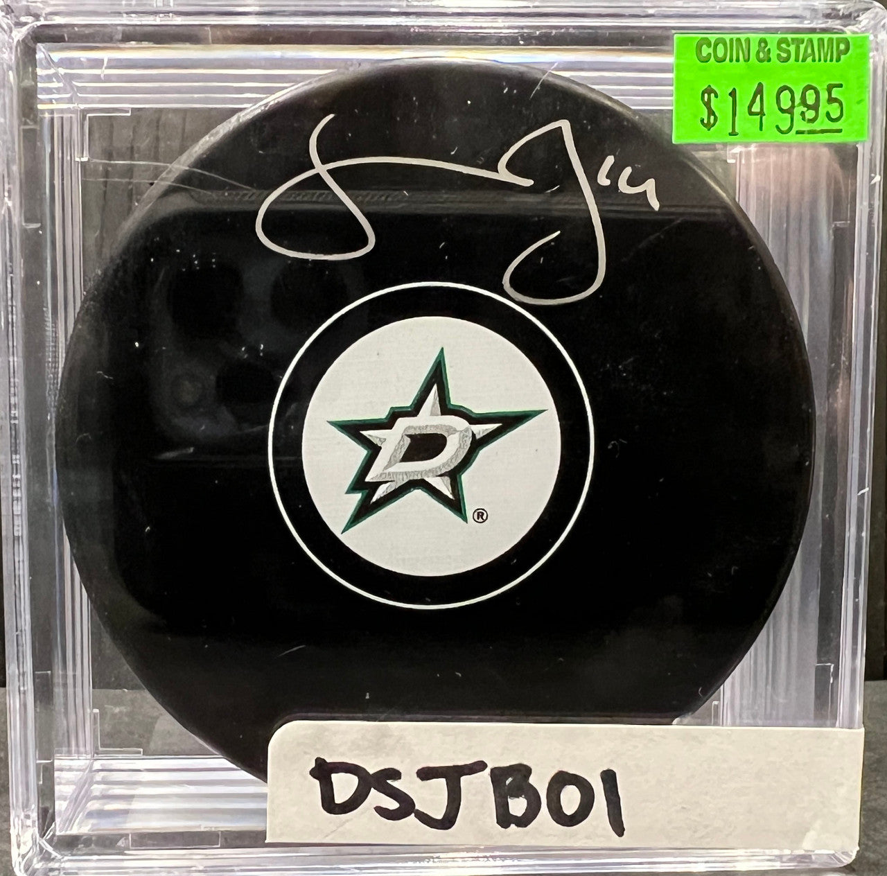 DALLAS STARS - JAMIE BENN AUTO PUCK