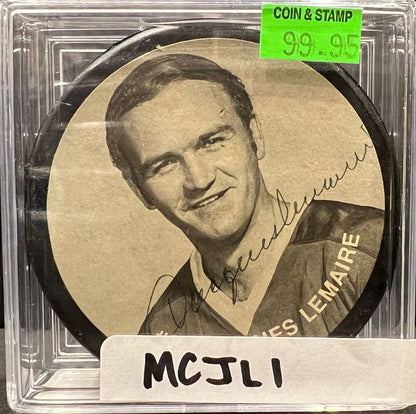 MONTREAL CANADIEN - JACQUES LEMAIRE AUTO PUCK