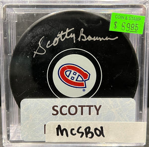 MONTREAL CANADIENS - SCOTTY BOWMAN AUTO PUCK