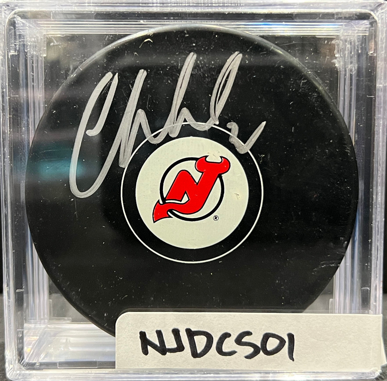 NEW JERSEY DEVILS - CORY SCHNEIDER AUTO PUCK