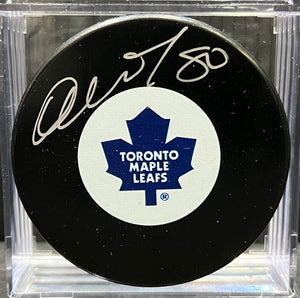 TORONTO MAPLE LEAFS - NIK ANTROPOV AUTO PUCK