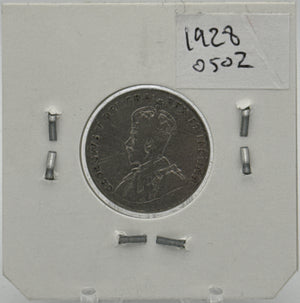 1928 CANADA CIRCULATION FIVE CENTS - UNGRADED