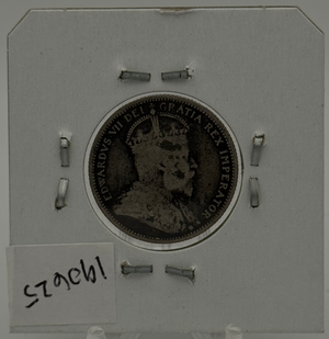 1906 CIRCULATION 25-CENT COIN - UNGRADED - LARGE CROWN - AS PICTURED