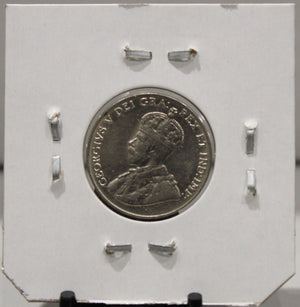 1929 CANADIAN FIVE-CENT - NEAR S - UNGRADED - AS PICTURED