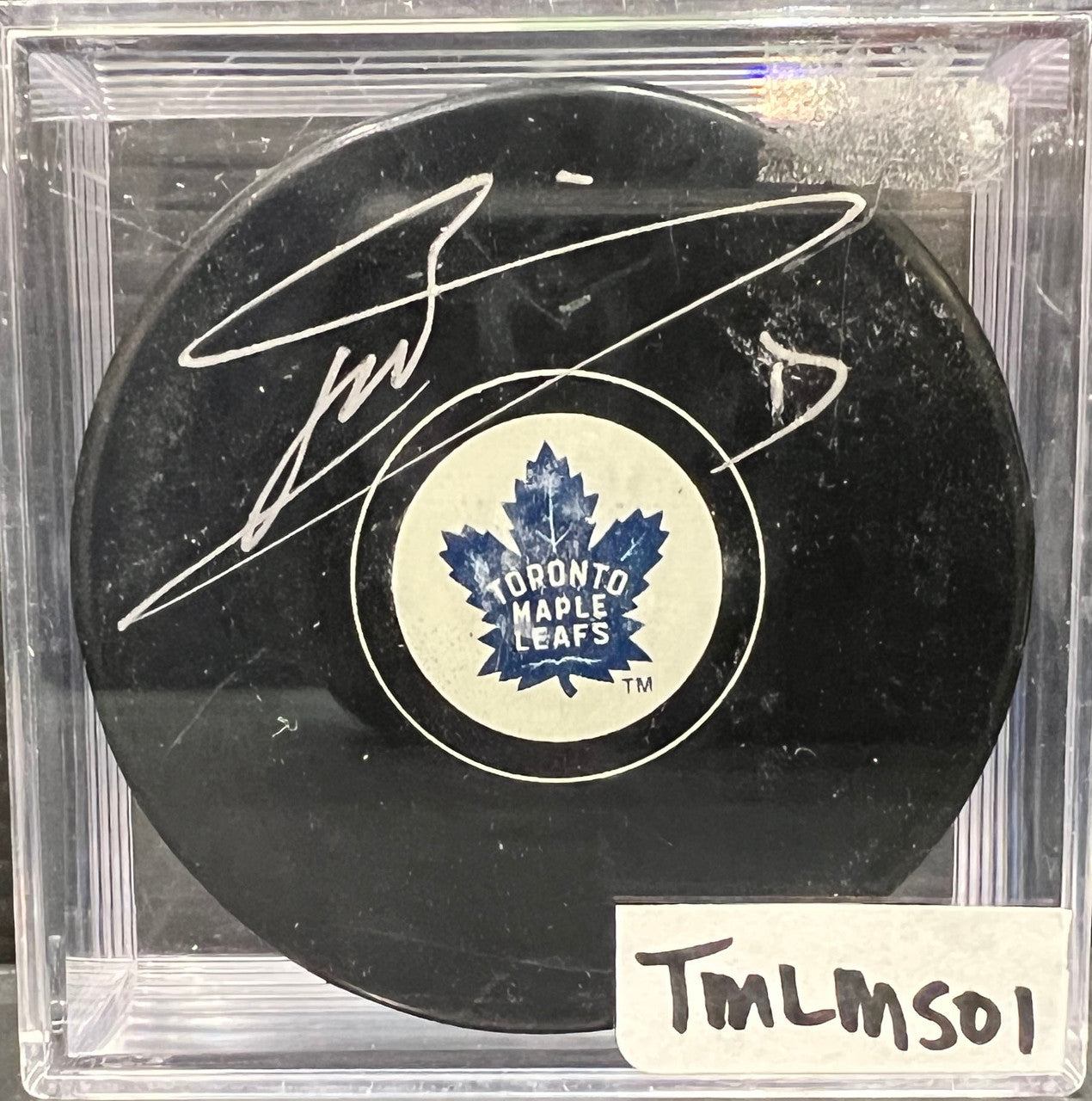 TORONTO MAPLE LEAFS - MATS SUNDIN AUTO PUCK