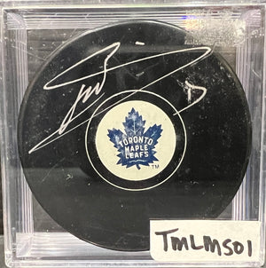 TORONTO MAPLE LEAFS - MATS SUNDIN AUTO PUCK