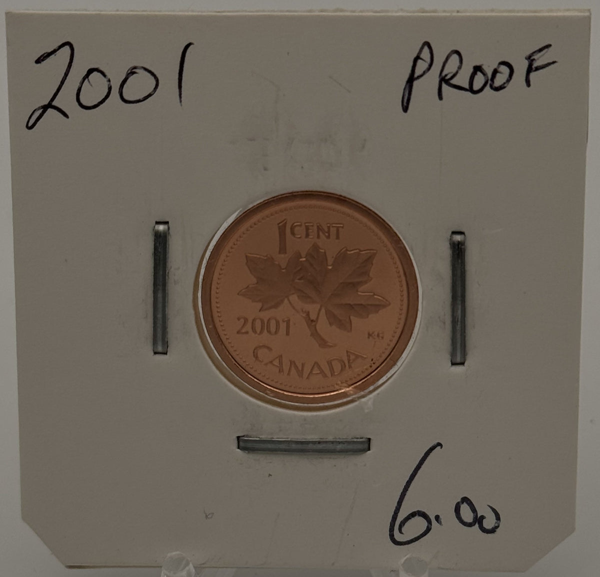 2001 CANADA CIRCULATION 1-CENT