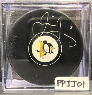 PITTSBURGH PENGUINS - JAROMIR JAGR AUTO PUCK