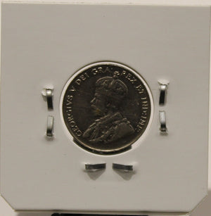 1936 CANADIAN FIVE- CENT - FAR S- UNGRADED - AS PICTURED