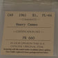 1961 CANADA CIRCULATION SILVER DOLLAR - HEAVY CAMEO - PL-66 - AS PICTURED