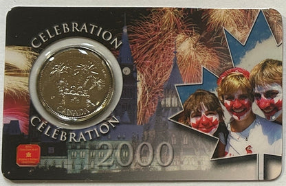 2000 25c MILLENNIUM: CELEBRATION (JULY)