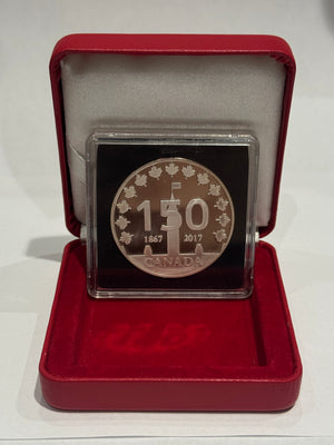 [AUCTION ONLY] 2017 1oz CANADA 150 LOGO MEDAL FINE SILVER  PROOL-LIKE