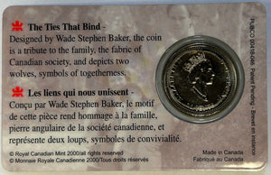 2000 25c MILLENNIUM: FAMILY (AUGUST)