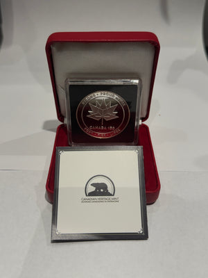 [AUCTION ONLY] 2017 1oz CANADA 150 LOGO MEDAL FINE SILVER  PROOF-LIKE