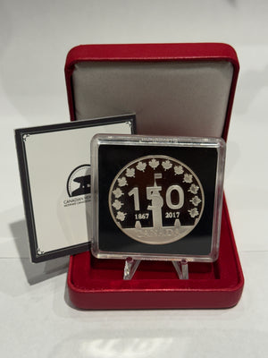 [AUCTION ONLY] 2017 1oz CANADA 150 LOGO MEDAL FINE SILVER  PROOL-LIKE