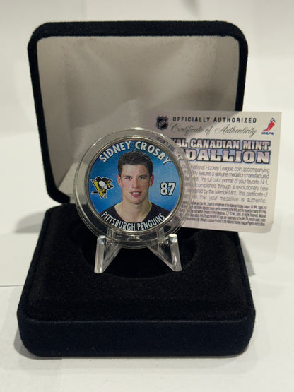 [AUCTION ONLY] SIDNEY CROSBY PITTSBURGH PENGUINS MEDALLION