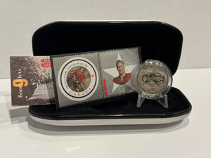 [AUCTION ONLY] 2001 - NHL ALL-STARS BOBBY HULL STAMP & MEDALLION SET