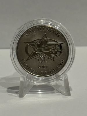 [AUCTION ONLY] 2001 - NHL ALL-STARS BOBBY HULL STAMP & MEDALLION SET