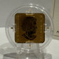 [AUCTION ONLY] 2011 $3 SQUARE SHAPED GOLD PLATED SILVER COIN - ORCA WHALE - WILDLIFE CONSERVATION