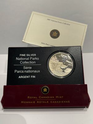 [AUCTION ONLY] 2005 1oz $20 - NATIONAL PARKS - MINGAN ARCHIPELAGO - FINE SILVER COIN