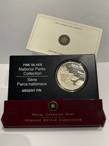 [AUCTION ONLY] 2005 1oz $20 - NATIONAL PARKS - MINGAN ARCHIPELAGO - FINE SILVER COIN