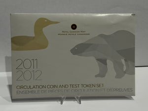 [AUCTION ONLY] 2012 CIRCULATION COINS AND TEST TOKENS SET