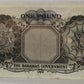 BAHAMAS 1 POUND BANKNOTE - NO DATE 1953