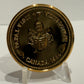 [AUCTION ONLY] 1984 CANADA PAPAL VISIT GOLD PLATED POPE JOHN PAUL II MEDAL