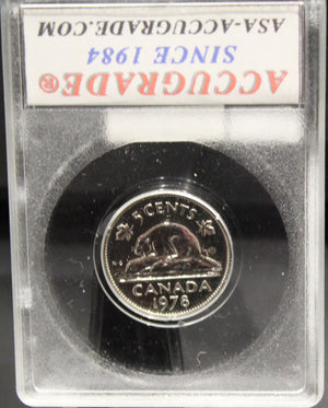 1978 CIRCULATION 5-CENT COIN - PL-67