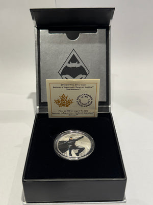 [AUCTION ONLY] 2016 $10 BATMAN V SUPERMAN DAWN OF JUSTICE: THE BATMAN FINE SILVER COIN