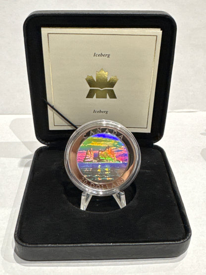 [AUCTION ONLY] 2004 $20 NATURAL WONDERS ICEBERGS FINE SILVER COIN