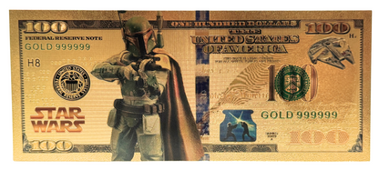 $100 STAR WARS NOVELTY GOLD FOIL NOTES