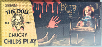 $100 CHILD'S PLAY: CHUCKY NOVELTY GOLD FOIL NOTES