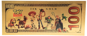 $100 TOY STORY: LOTS-O'-HUGGIN' BEAR NOVELTY GOLD FOIL NOTES