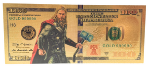 $100 MARVEL: THOR NOVELTY GOLD FOIL NOTES