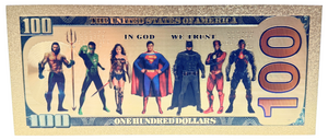 $100 DC COMICS: BATMAN NOVELTY GOLD FOIL NOTES