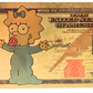 $100 THE SIMPSONS: MAGGIE NOVELTY GOLD FOIL NOTES