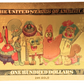 $100 SPONGEBOB: SPONGEBOB NOVELTY GOLD FOIL NOTES