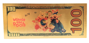 $100 DISNEY: TIGER NOVELTY GOLD FOIL NOTES
