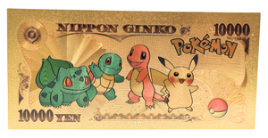 $10K POKEMON: CHARMANDER NOVELTY GOLD FOIL NOTES