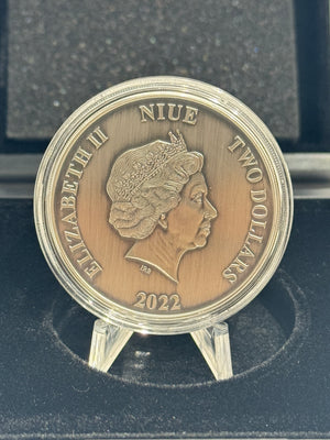 [AUCTION ONLY] 2022 1 OZ FINE SILVER COIN – NIUE HARRY POTTER HOGWARTS DUMBLEDORE'S OFFICE